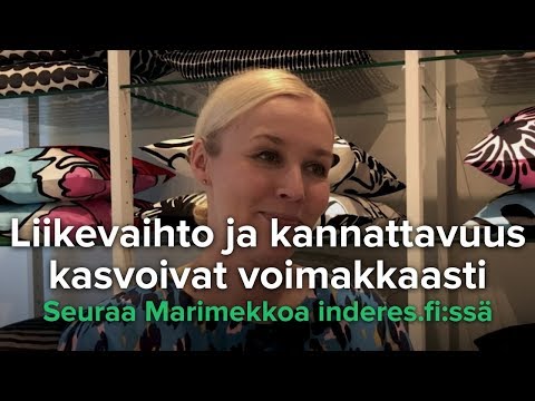 Marimekon liikevaihto ja kannattavuus kasvoivat voimakkaasti Q1’2019 aikana