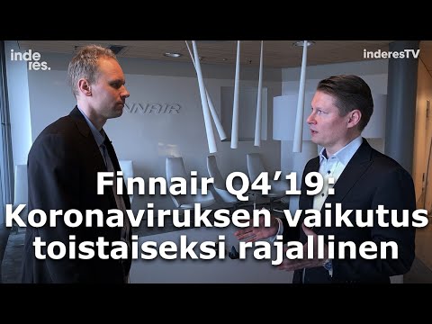 Finnair Q4’19: Koronaviruksen vaikutus toistaiseksi rajallinen