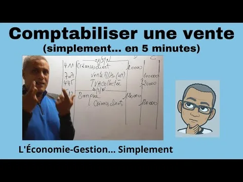 COMPTABILISER UNE VENTE en deux étapes (en 5 minutes)