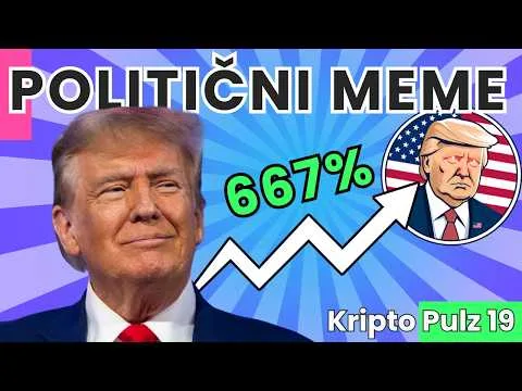 Politični MEME kovanci z REKORDNO RASTJO! – Kripto Pulz 19