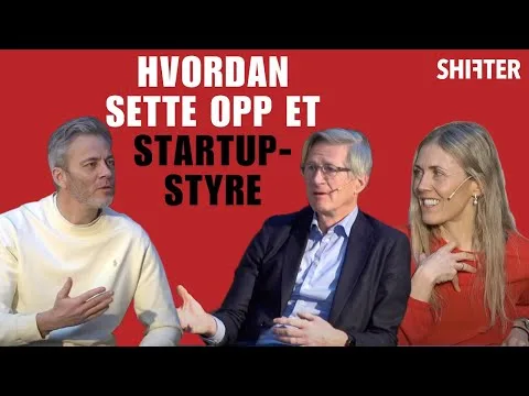 Shifter sessions live, startup-styre. Hele eventet