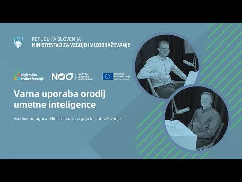 Digitrajno izobraževanje 9 – Varna uporaba orodij umetne inteligence