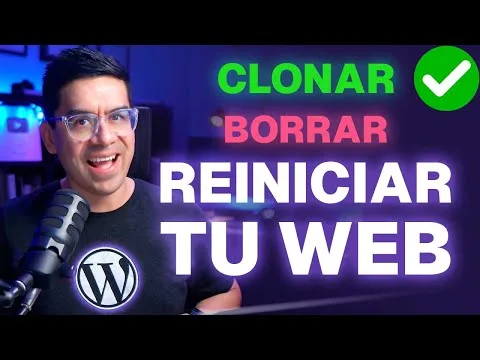 Cómo comenzar mi web de nuevo desde cero sin perder el trabajo hecho ✅ WordPress 2026
