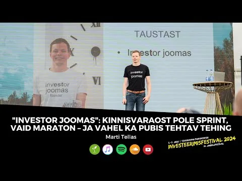 “Investor joomas”: kinnisvaraost pole sprint, vaid maraton – ja vahel ka pubis tehtav tehing