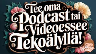 Näin teet podcastin tai videoesseen tekoälyllä mistä tahansa lähteistä! (NotebookLM)