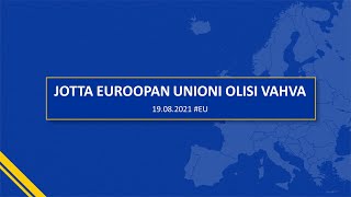 Vsi Veli Sundbäck: Suomen pitkä tie yhteisiin eurooppalaisiin pöytiin