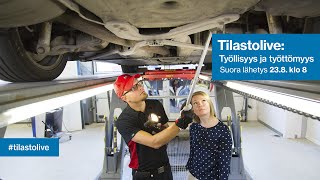 Tilastolive: Työllisyys ja työttömyys