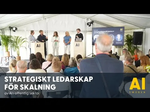 Strategiskt ledarskap för skalning av AI i offentlig sektor