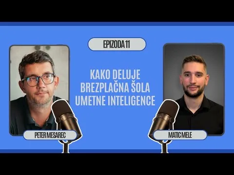Brezplačna izobraževanja o uporabi UI v Slovenščini – Matic Mele