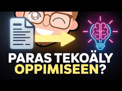 Onko tämä paras tekoäly oppimiseen? (NotebookLM uudet ominaisuudet)