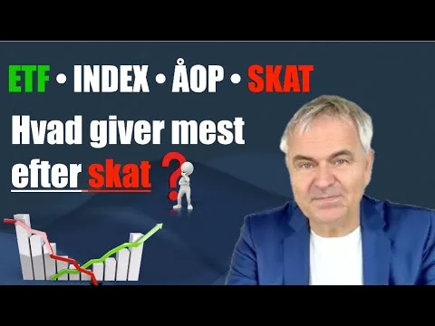 Hvilken koster mindst i skat? (ETF vs. Indeksfond)