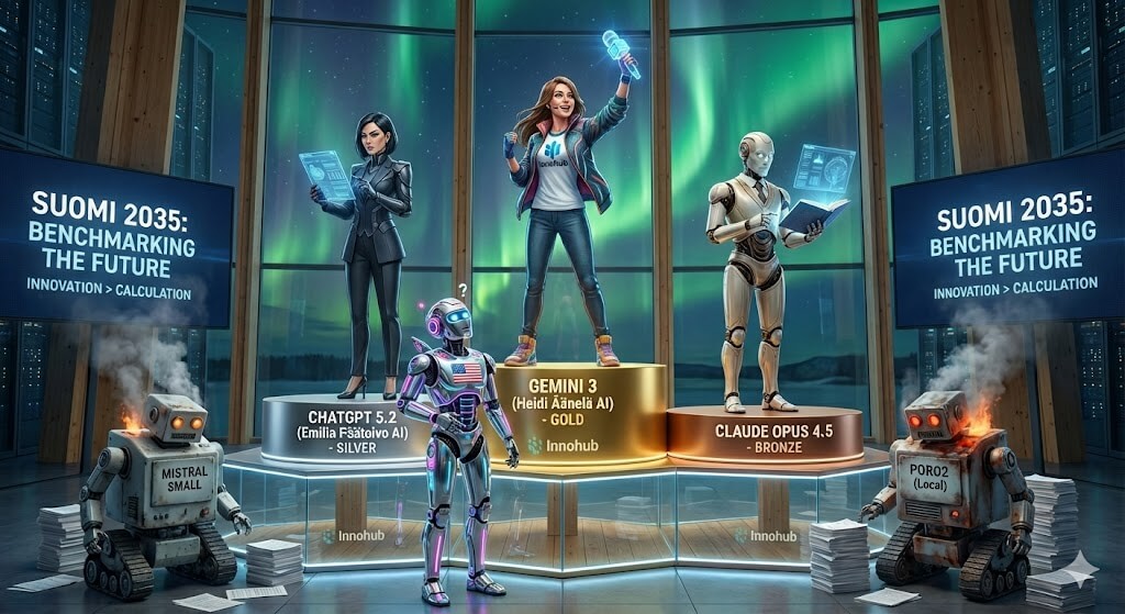 🤖 Tekoälyjen titaanien taisto: Kuka ymmärtää parhaiten Suomen tulevaisuuden?