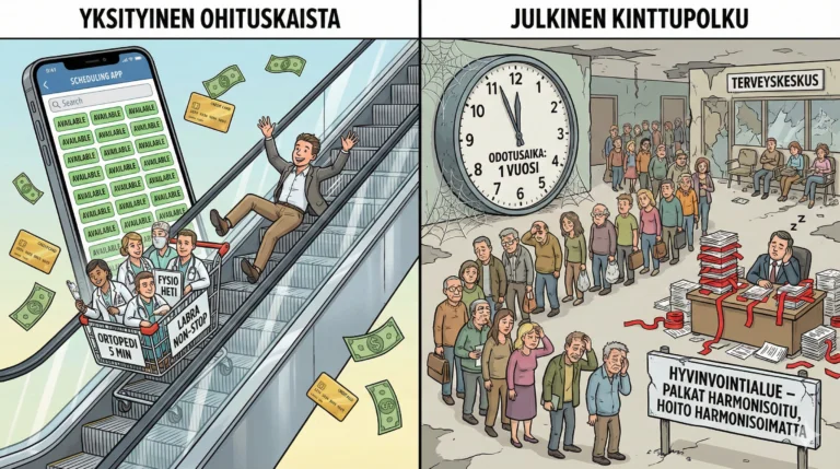 Pääkirjoitus: Sote-jätti syö rahamme, mutta potilas odottaa yhä – Saksan malli voisi pelastaa meidät