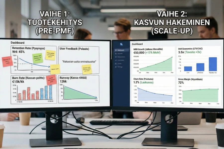 Data on ystäväsi, mutta älä tukehdu siihen – Näin rakennat voittavan startupin mittariston