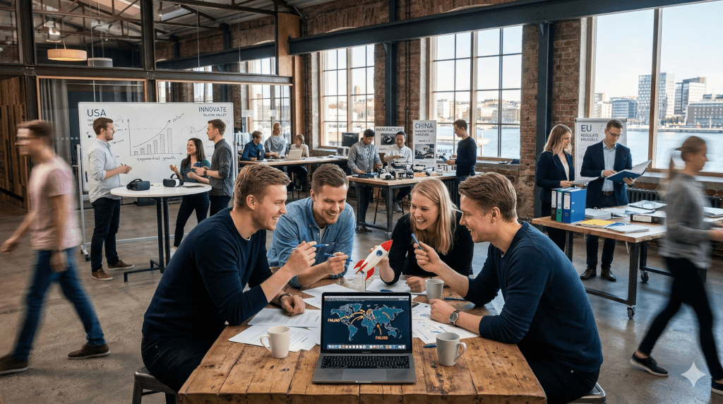 Suomi nousuun: USA innovoi, Kiina plagioi ja EU reguloi – missä on meidän ketteryytemme?