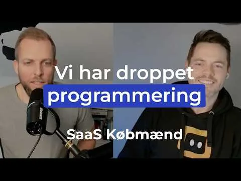 Vi er stoppet med at programmere selv