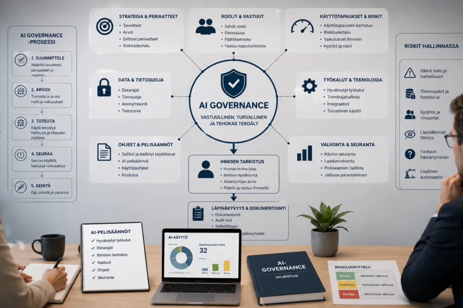 AI Governance: näin johdat tekoälyn käyttöä turvallisesti