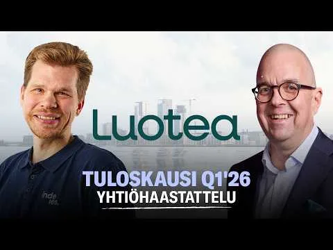 Luotea Q1’26: Ruotsi paransi, Suomessa laskua