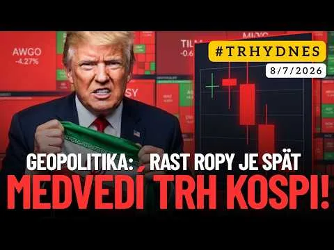 Geopolitika otriasla akciami – Index KOSPI v medveďom trhu! #TRHYDNES