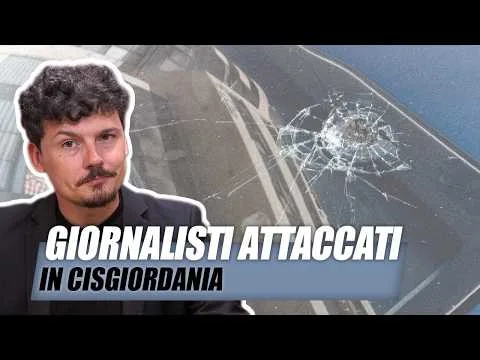 Giornalisti attaccati in Cisgiordania, anche italiani