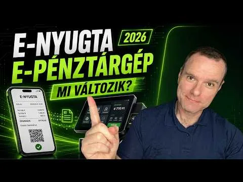 E-NYUGTA ÉS E-PÉNZTÁRGÉP 2026: Kötelező lesz? Minden, amit tudnod kell