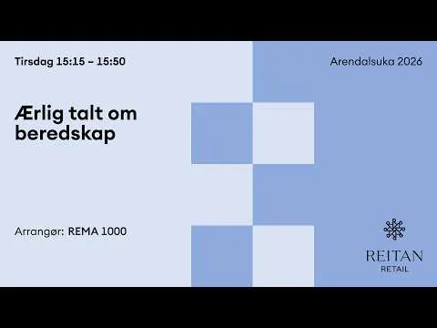 Ærlig talt om beredskap