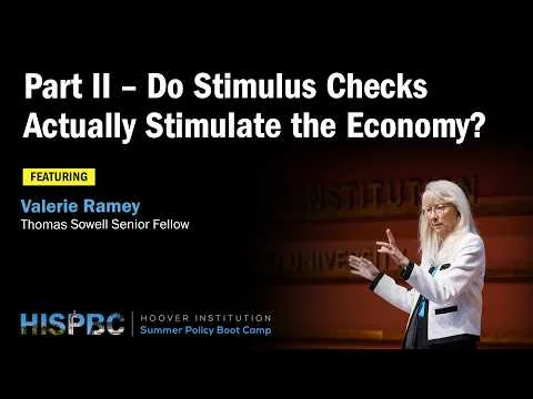 Do Stimulus Checks Actually Stimulate the Economy? | Valerie Ramey