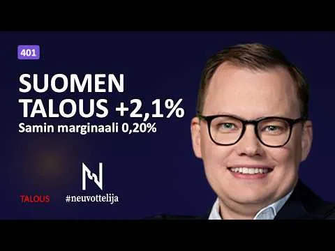 Suomen talous +2,1 % — onko käänne tässä? | Lasse Corin | Neuvottelija 401