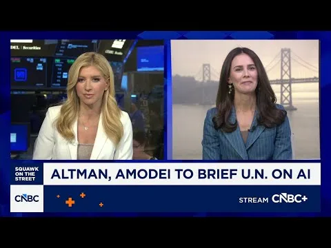 Altman, Amodei to brief UN on AI