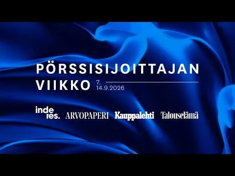 Pörssisijoittajan viikko | Kuluttajat ja Kauppa 10.9.2026