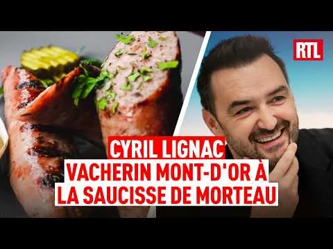 Cyril Lignac : Vacherin Mont-d’Or à la saucisse de Morteau