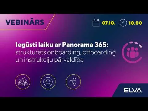 Iegūsti laiku ar Panorama 365: strukturēts onboarding un instrukciju pārvaldība