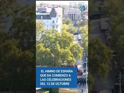 Así sonó el himno de España en el día de la Hispanidad