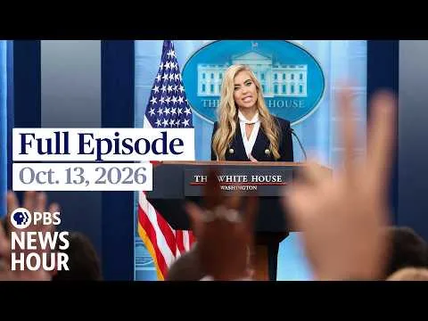 PBS News Hour live episode, Oct. 13, 2026
