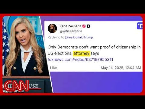WH press secy. Zacharia failed bar exam, still calls herself lawyer