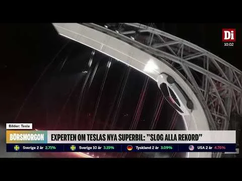 Teslas nya superbil kan flyga: “Next level”