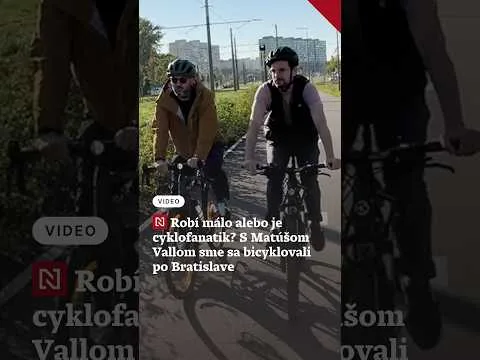 Robí málo alebo je cyklofanatik? S Matúšom Vallom sme sa bicyklovali po Bratislave