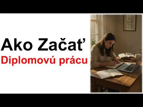 Online Kurz Tvorba Bakalárskych a Diplomových Prác – Ako Začať Písať Záverečnú Prácu (Diplomovka)?