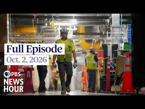 PBS News Hour live episode, Oct. 2, 2026