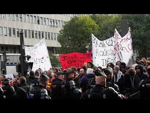 LIVE FROM PARIS: Students take to the streets