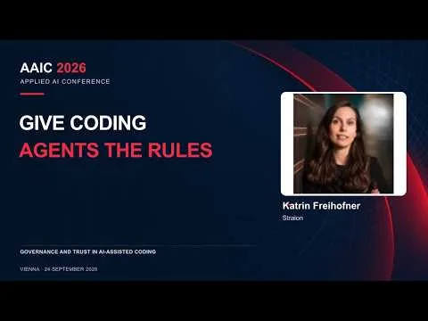 Governance and trust in AI-assisted coding | Katrin Freihofner | AAIC 2026