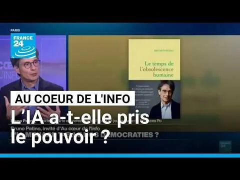 Bruno Patino invité d’Au cœur de l’info pour son livre “Le temps de l’obsolescence humaine”