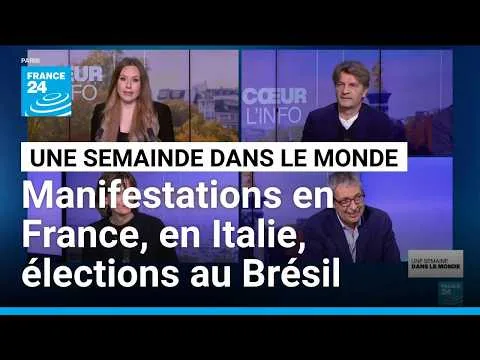 E. Macron rencontre les lycéens, G. Meloni choisit la fermeté et la présidentielle au Brésil