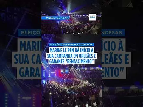 Marine Le Pen lança campanha em Orleães: “Toda a gente está agora de acordo connosco”