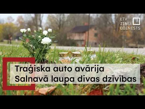 Traģiskā auto avārijā Salnavā bojā gājuši divi cilvēki, vēl divi guvuši ievainojumus