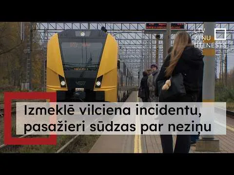 Vilciena pasažierus satrauc informācijas trūkums pēc incidenta un evakuācijas