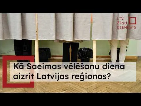 Latgalē vēlētāju aktivitāte zemāka nekā citviet Latvijā