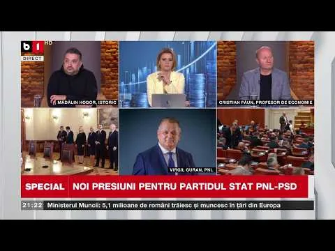 SPECIAL B1. PĂUN: CÂCIU a sărăcit,de fapt,România.A ratat și amânat ABSORBȚIA de FONDURI EUROPENE.P2