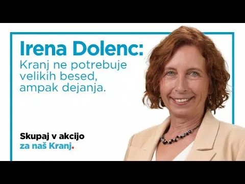 Skupaj v akcijo za Kranj: Irena Dolenc