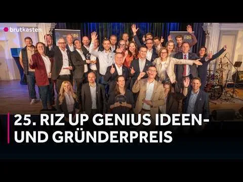 25 Jahre Ideen- und Gründerpreis: Das war der riz up Genius 2026